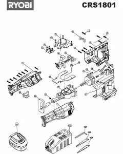 Buy A Ryobi CRS1801 Spare part or Replacement part for Your Saws and Fix Your Machine Today